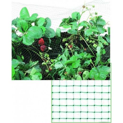 Rete Plastica Antiuccelli Nera 19X19Mm 10 M H. 200 Cm
