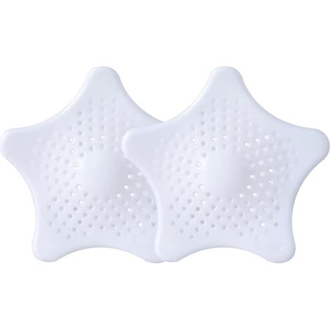 Silicone Sink Strainer, 2 Pack Silicone Hair Strainer, Kitchen Sink Strainer, Universal Silicone Filter, for Shower, Bathtub and Kitchen (1/5)
