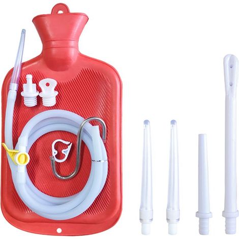Wiederverwendbarer 2-Liter-Silikon-Einlaufbeutel für den Heimgebrauch (1/5)