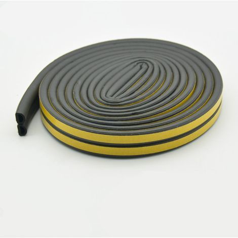 Bande d'étanchéité de la fenêtre et de la porte joint de fenêtre coupe-vent isolation acoustique chaude alliage d'aluminium verre de sécurité cadre de porte bande antichoc autocollante 6M (96mm joint (1/5)