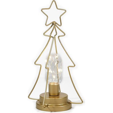 Lampada da Tavolo Senza FIli Decorazione Natale Natalizia 601139 (1/5)