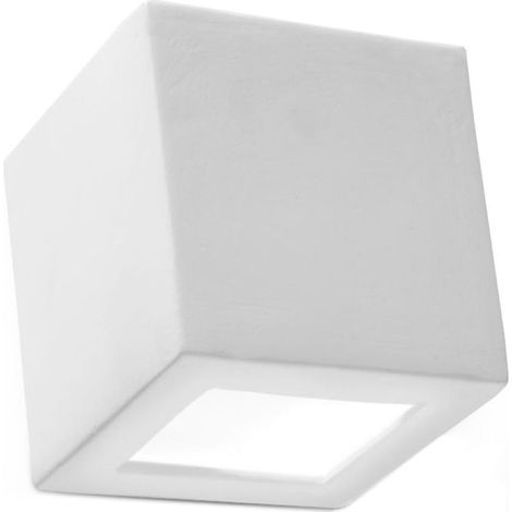 Lámparas de pared Leo blanco cerámica/vidrio 1xE27  14cm Sollux (1/2)