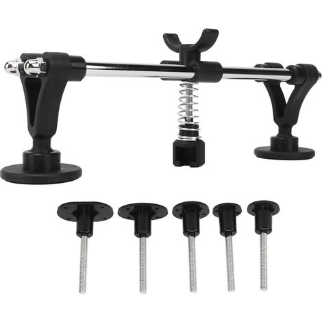 Kit de réparation de bosses sans peinture pour voiture, arrache-dent à double pôle, retrait de petites bosses, noir (1/5)