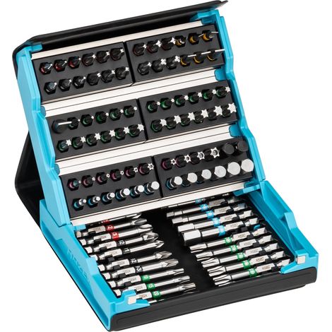 Hazet 2200SC-3 Kit inserti 96 parti Taglio, Croce Phillips, Croce Pozidriv, Brugola interna, TORX interno, Torx antiman (1/4)