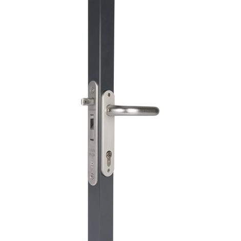 Cerradura embutida de acero inoxidable con gancho LOCINOX para perfil de 40 mm - FORTYLOCK (1/5)