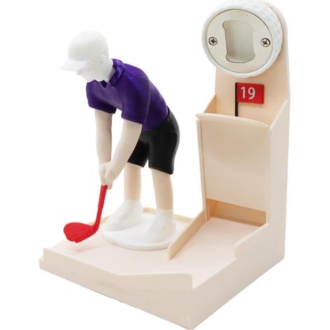 Abrebotellas de cerveza  Tema de golf para bares  Abrebotellas  Idea de regalo para papá, barbacoas, hogar, fiestas con amigos (1/5)