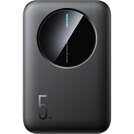 Powerbank JR-PBF13 5000mAh 2.4A 2x USB-A 1x USB-C - nero (1/5)