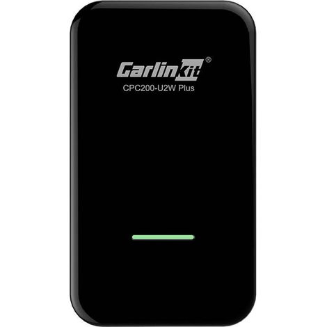 Adaptador inalámbrico Carlinkit U2W Plus para Apple CarPlay (negro) (1/5)