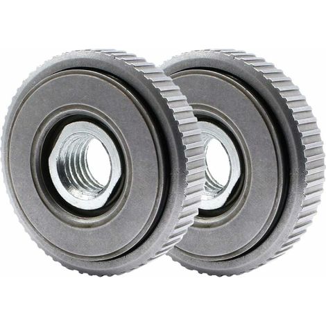 Schnellspannklemme/Schnellverschlussmutter M14 für alle Winkelschleifer, 1/2-teilig für Winkelschleifer – Zubehör zum schnellen Befestigen und Lösen (1/5)