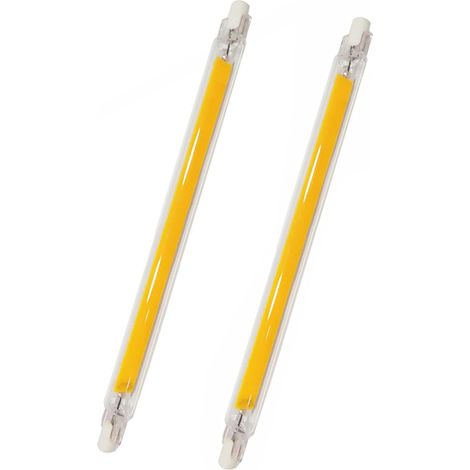 2 Stück – R7S 189mm LED 20W – 1200 lm – COB = 100W/120W Halogen R7S J118 – 360° – Nicht dimmbar – Warmweiß 3000K – Für Decken-/Stehlampe