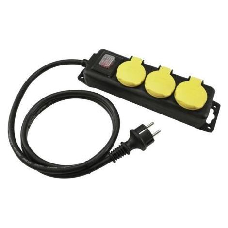 prise eurolite 30240119 3 sorties ip44 5m