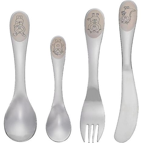 1 ensemble cuillère et fourchette pour enfant