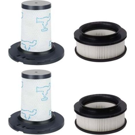4-teiliges HEPA-Ersatzfilter-Zubehörset für Rowenta X-Force Flex 11.60 14.60 15.60 Animal Staubsauger RH9878 RH9898 RH9958 RH99F1 (Ersatz ZR009007 ZR009008) (1/4)