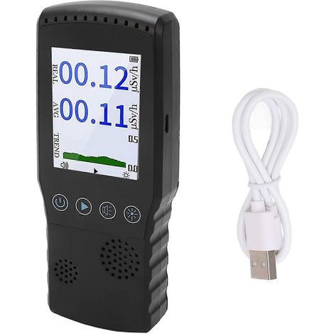 Tragbarer Nuklearstrahlungsdetektor mit LCD-Display und Echtzeitüberwachung, USB-Ladefunktion, Messgerät für ionisierende Strahlung 25