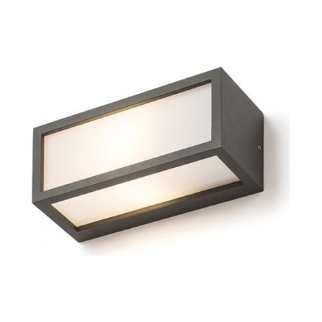 Lampada plafoniera applique DURANT parete Grigio antracite 230V E27 18W IP54