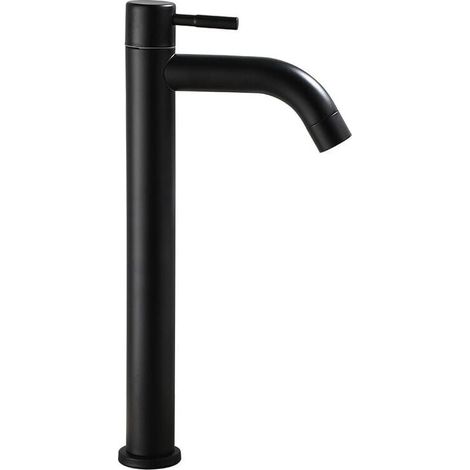 Großer Badezimmerwaschtischhahn (schwarz)