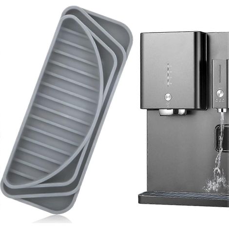 Bac récupérateur d'eau pour réfrigérateur, antidérapant et découpable, en silicone, pour distributeur d'eau et de glaçons. (1/4)