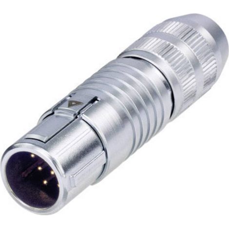 Neutrik MSCM12 Cosse cylindrique mâle mâle, droit Nombre total de pôles: 12 Série (connecteur rond): miniCON 1 pc(s) (1/2)