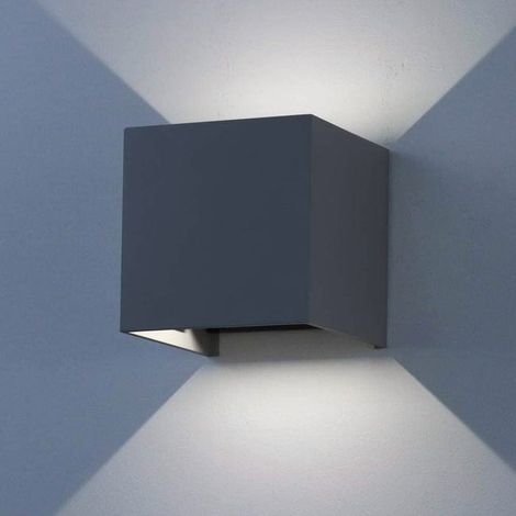 Applique LED 12W 6000K – Lampada da Parete Interno Esterno IP65 (1/5)