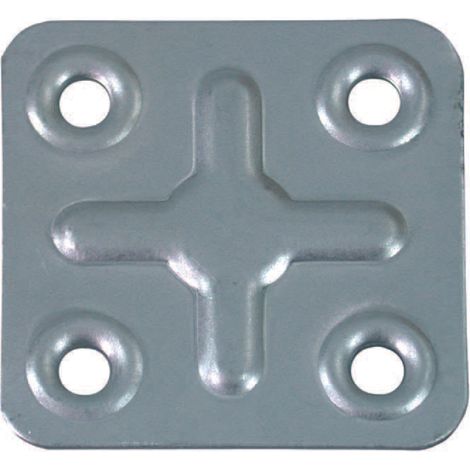 Piastra di giunzione 4 fori - mm.40x40