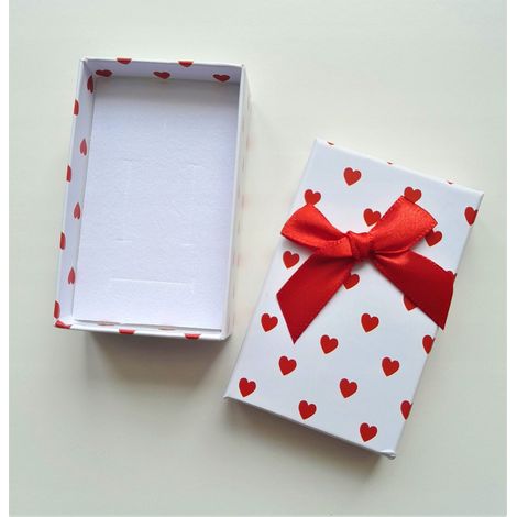confezione regalo con scatola a forma di cuore decorativo 8x5 (1/4)