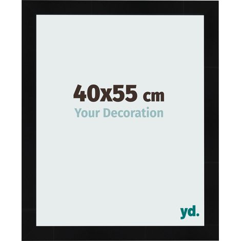 yd. - Cadre photo 40x55 - Noir Brillant - MDF - Pisa (1/5)