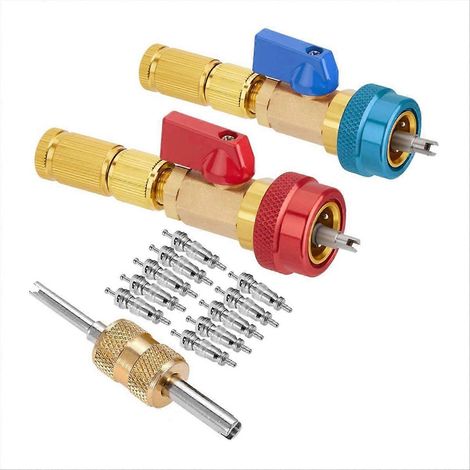 Outil d'installation et de démontage rapide de l'obus de valve R134A pour valves haute/basse pression - SSZFV (1/5)