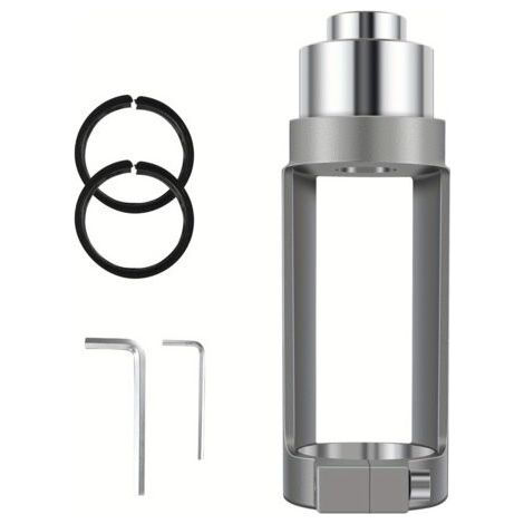 Adaptateur pour forets à trous carrés, accessoire de mortaisage en alliage d'aluminium pour perceuse à main et perceuse à colonne, forets à trous carrés de 38 à 43 mm de diamètre. (1/4)
