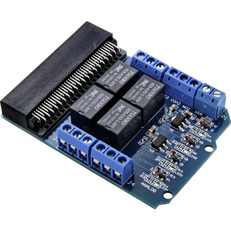 TRU COMPONENTS TC-9072504 Relais-Platine 1 St. Passend für (Entwicklungskits): BBC micro:bit (1/5)