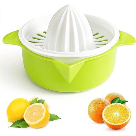 Spremiagrumi manuale, spremiagrumi per limoni, spremiagrumi per arance, con beccuccio, 15,5 x 8,5 cm (1/5)