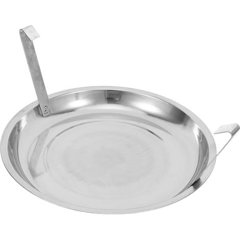 Bac à Cendres en Métal Résistant 27 Cm pour Barbecue Charbon de Bois, Collecteur de Cendres Sécurisé et Facile à Nettoyer, Accessoire pour Grillades en Extérieur (1/5)