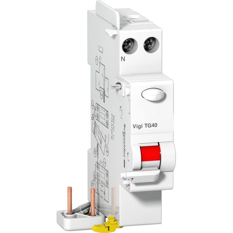 Schneider A9N21486 Prodis, Vigi TG40 interruttore differenziale 1P+N 40A 30mA istantaneo tipo A se 230VAC