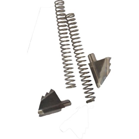 Set di 2 frase jetfit Molla Pinza per Oregon Scientific Testina tagliabordi in alluminio