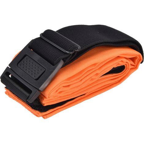 Wiederverwendbares, waschbares, multifunktionales orangefarbenes Gesichtsmasken-Set (1/5)