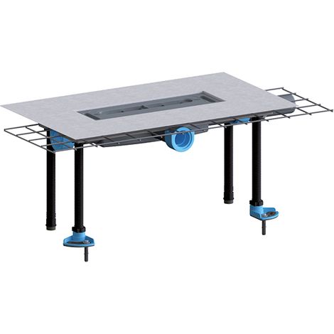Corpo di scarico In Floor Duo, orizzontale, piatto, 2x DN40