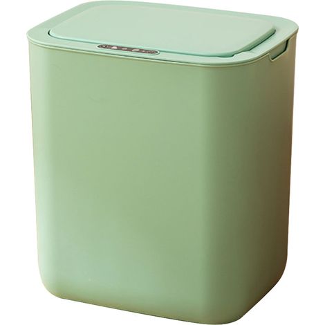 Cubo de basura automático con sensor de 18 litros, ABS sin contacto, tapa sellada a prueba de olores, para cocina y baño. (1/5)