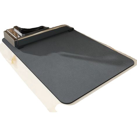 Alfombrilla de drenaje para cocina, súper absorbente, diseño antideslizante, gris oscuro, 20x30cm-a (1/2)