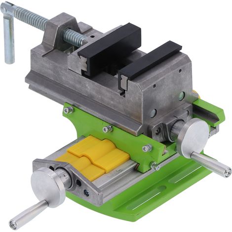 3-Zoll-Kreuzschraubstock aus Aluminiumlegierung mit drehbarem Griff für die Holzbearbeitung (1/5)