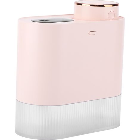 450 ml Mini-USB-Luftbefeuchter mit hoher Kapazität, Doppelsprühfunktion und Beleuchtung für Schlafzimmer und Büro (Pink) (1/5)