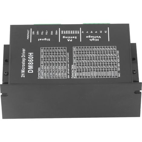 Contrôleur DM860H pour Moteur Pas-à-Pas 57/86, Boîtier avec PWM Réglable 2 Phases (1/5)