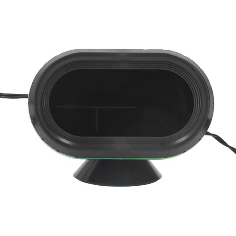Thermomètre Voltmètre Horloge LCD Double Affichage Couleur Multifonctionnel Horloge Voiture Numérique avec Rétroéclairage Lumineux 12‑24V Orange Vert (1/5)