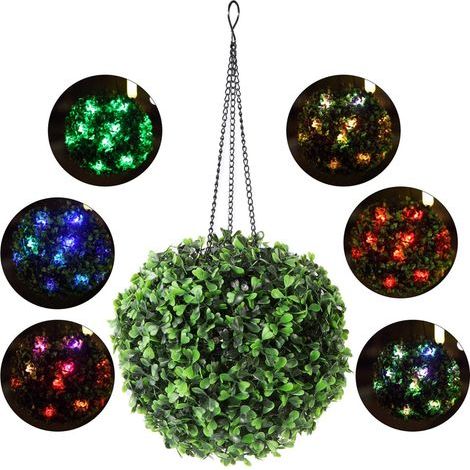 Außenpendelleuchte - Solar Hängende Laternenleuchten Wasserdichte Solar Gartenleuchten für Garten, Terrasse, Veranda, Balkon, Geschenk - 8 Zoll - Bunt (1/5)