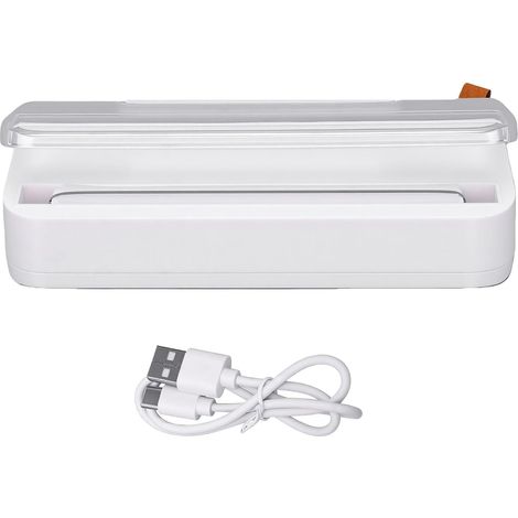 Machine portable de mise sous vide des aliments, machine à sceller les sachets d'assaisonnement et de snacks, démarrage par un seul bouton, usage domestique. (1/5)