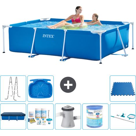 Intex Piscina con struttura Rettangolare - 220x150x60 cm - 7-pezzi  S40039