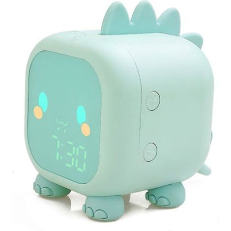 BelleRise - Réveil pour enfants avec veilleuse, fonction snooze et simulateur de lever de soleil. veilleuse LED, minuteur de sieste (1/4)