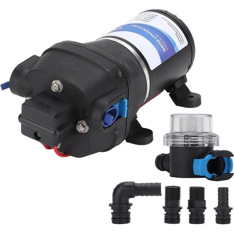 Pompe à eau domestique à membrane automatique auto-amorçante basse tension CC 12 V (1/5)