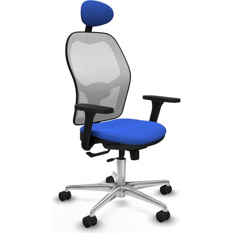 Chaise de bureau piqueras y crespo Jorquera noir accoudoirs 3D (1/2)