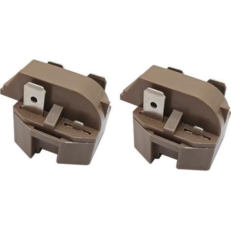 Lot de 2 relais de démarrage PTC pour compresseur de réfrigérateur 2262185 compatibles avec 10097202 WR7X194 IC102 5303007173 IC102 (1/5)