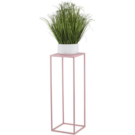 Supporto per fiori rosa da terra, 70 cm