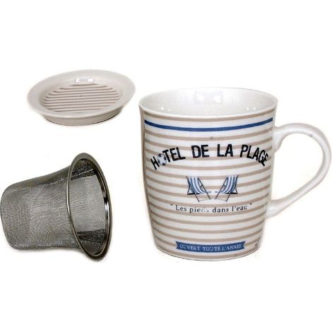 Mug CABOURG avec infuseur pour le thé
